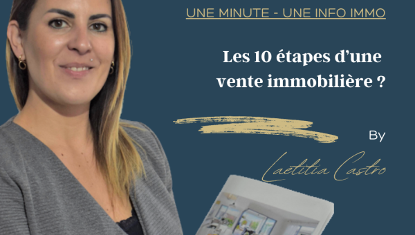 Les 10 étapes d'une vente immobilière - UNE MINUTE - UNE INFO By Lmc Immo